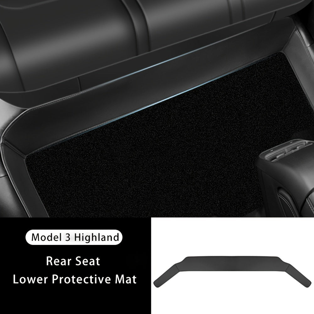Model 3/Y Rear Seat Lower Protective Mat (Suitable for 2024 Model 3 Highland) 2024 Model 3 Highland