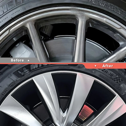 18'' Aero Hubcaps Wheel Covers for Tesla Model 3 (2017–2023) – Helix 2.0 Style (Set of 4)