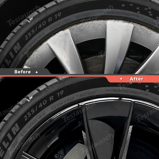 19'' Crossflow Wheel Cover Hubcaps for Tesla Model Y Juniper 2025+(4PCS)- Inspired by the Model 3 Highland Performance