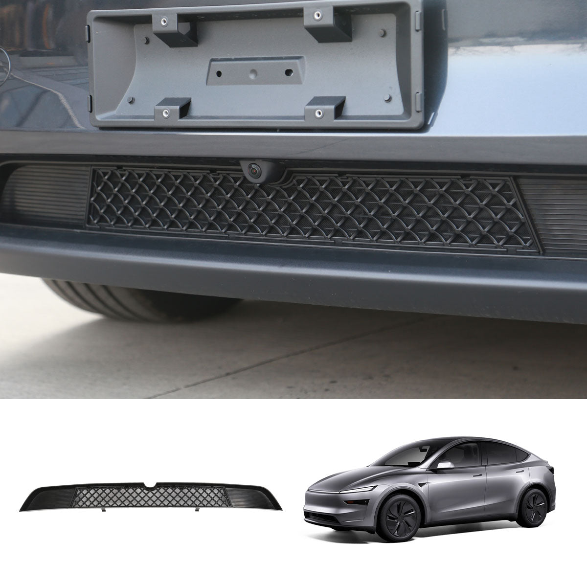 Front Bumper Bug Protection Mesh Grill for Tesla Model Y Juniper 2025+