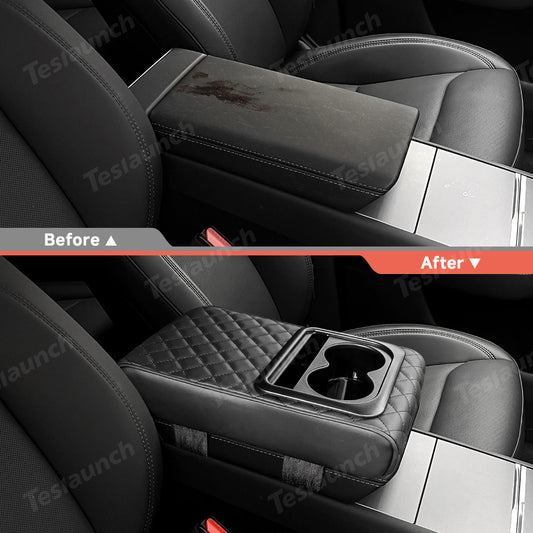 Center Console Armrest Heightening Cushion – Comfortable Support for Tesla Model 3/Y/S/X/CT