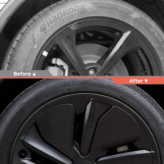 19'' Crossflow Wheel Cover Hubcaps for Tesla Model Y Juniper 2025+ – OEM Styles (Set of 4)