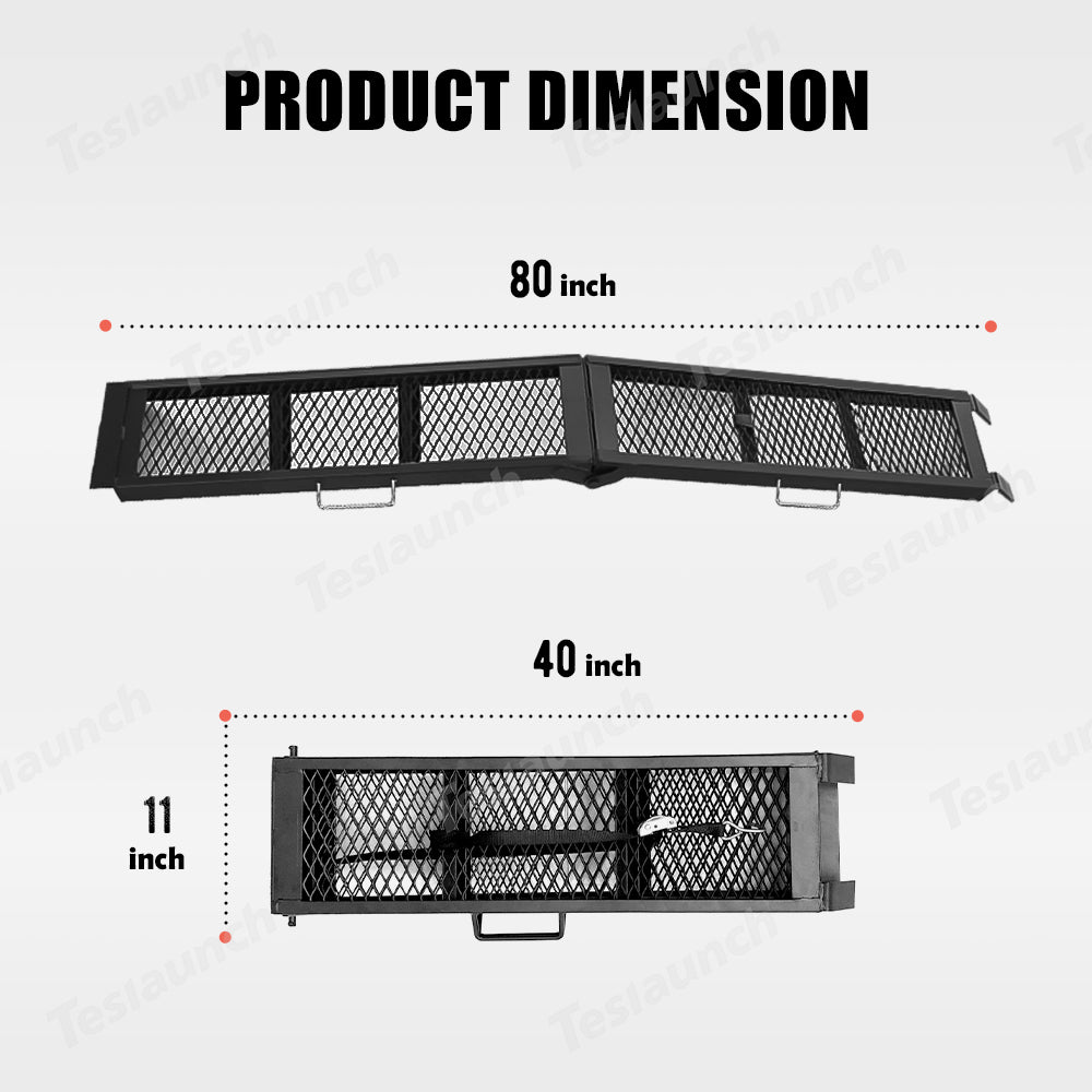 Portable Folding Heavy-Duty Steel Loading Ramp for Cybertruck