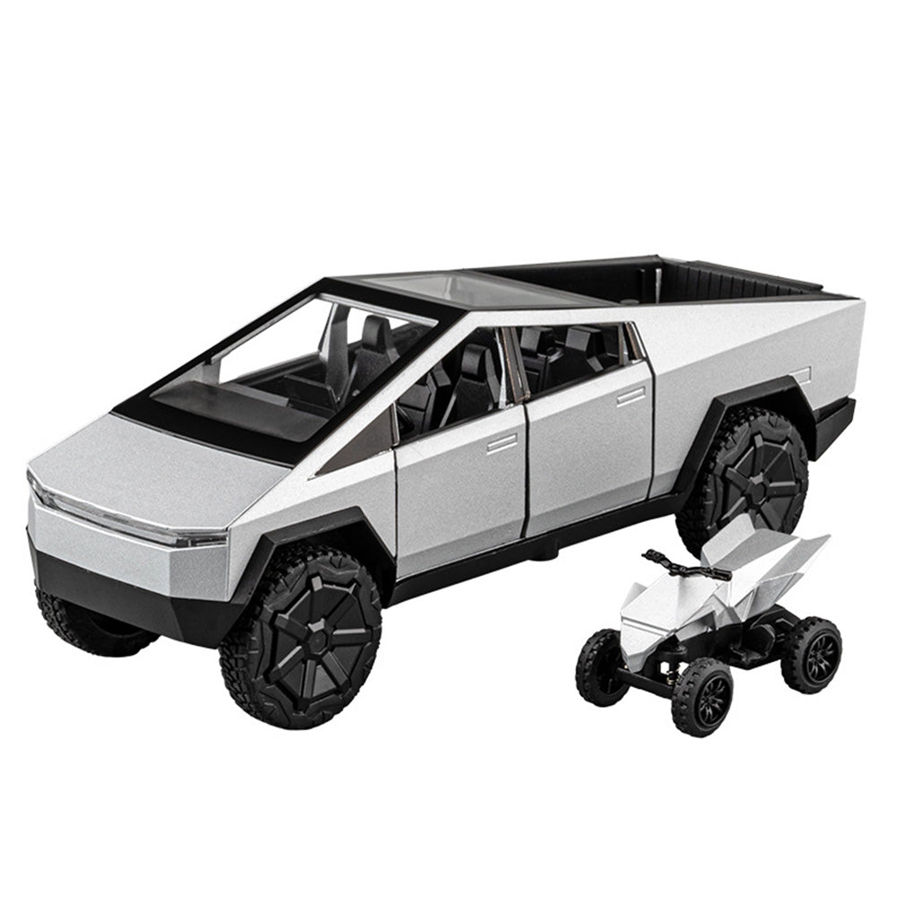 Cybertruck 1/32 Pickup Truck Alloy Car Model Silver