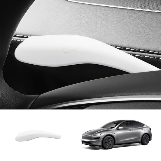 Silicone Turn Signal Stalk Cover for Tesla Model Y Juniper 2025+ (1 Pc) White
