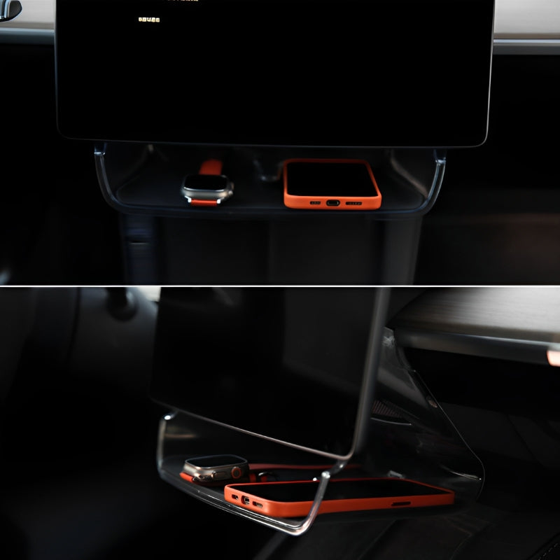 Model Y/3 Dashboard Storage Box - Hidden Organizer Under The Screen