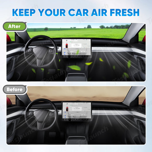 Cabin Air Filter & HEPA Filter with Activated Carbon for Tesla Model Y