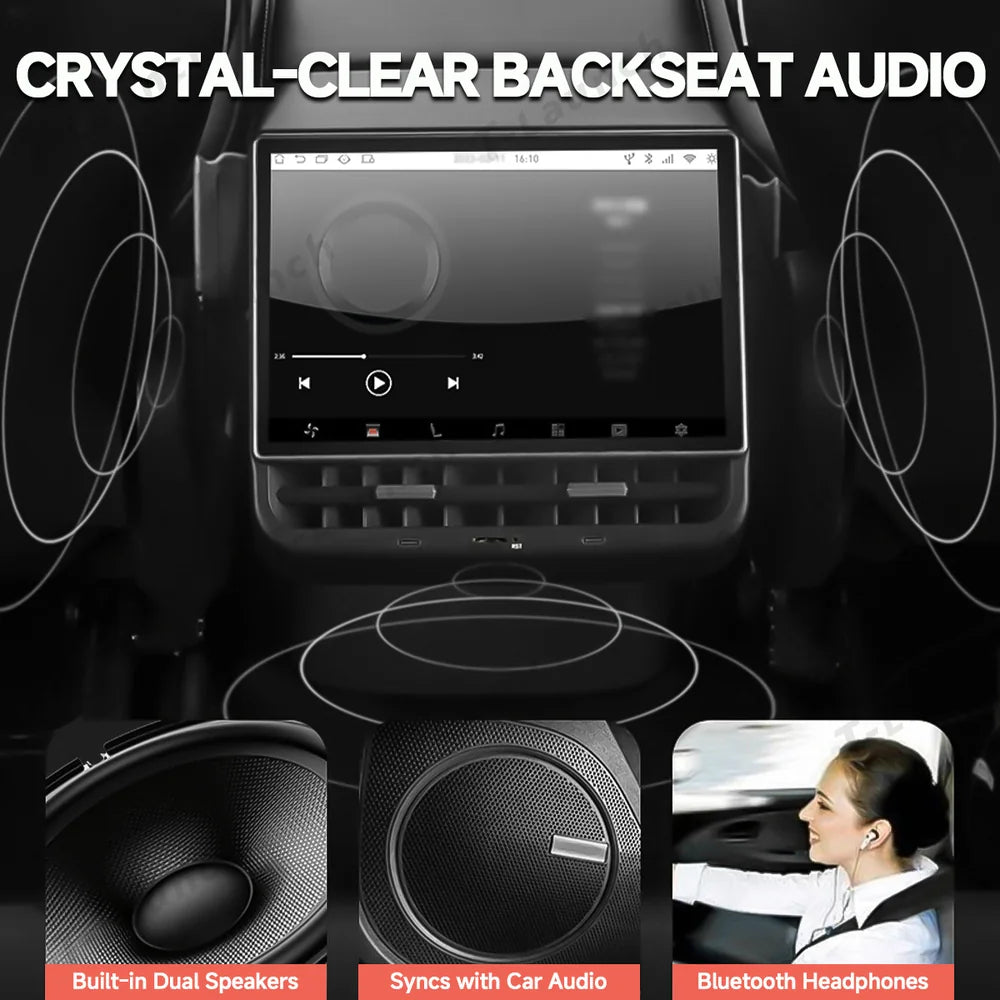 8.66-inch Large Rear Smart Display for Tesla Model 3 (2017-2023) / Model Y (2020-2024)