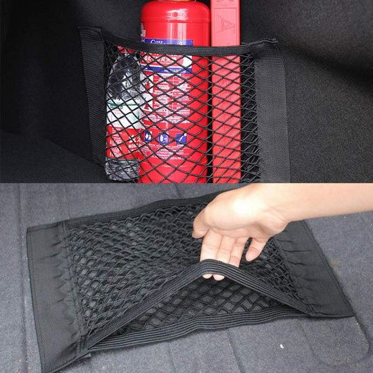 Trunk Mesh Cargo Net Storage Bag Fixed Net Bag For Tesla Model 3/Y/S/X