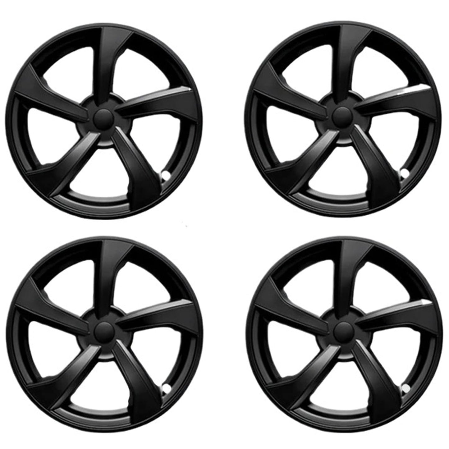 4PCS 19 Inch Pink Black HubCap for Tesla Model Y Juniper