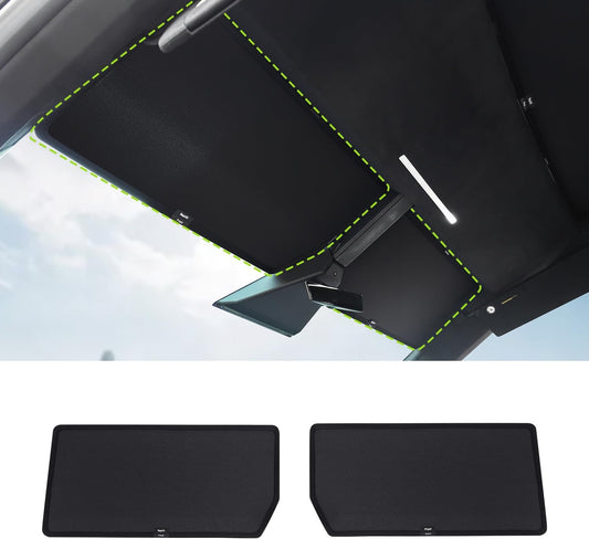 Cybertruck Sun Shade Windshield Sun Visor for 2026 2025 2024 Tesla Cybertruck, Custom Fit Front Window Sunshade, Blocks Heat & UV, Keeps Interior Cool, Cybertruck Accessories for Sun Protection
