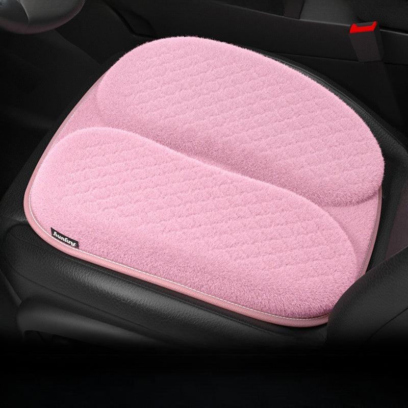 Model Y/3/S/X/Cybertruck Special Seat Cushion for Tesla Winter Car Seat Cushion Plush Keep Warm (1PCS) Pink