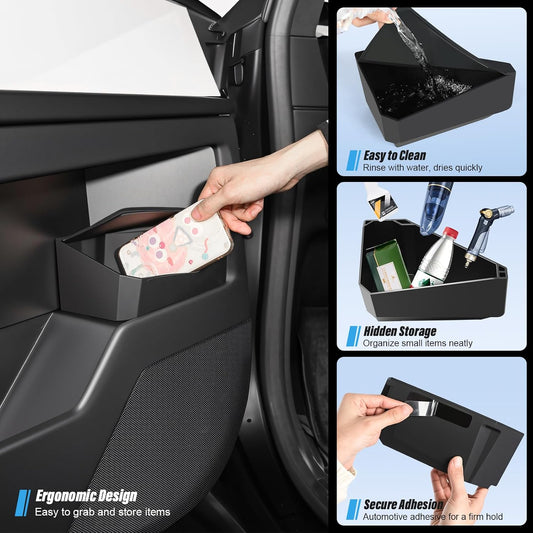 Silicone Side Storage Box for Cybertruck Door