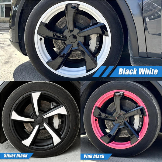 4PCS 19 Inch Pink Black HubCap for Tesla Model Y Juniper