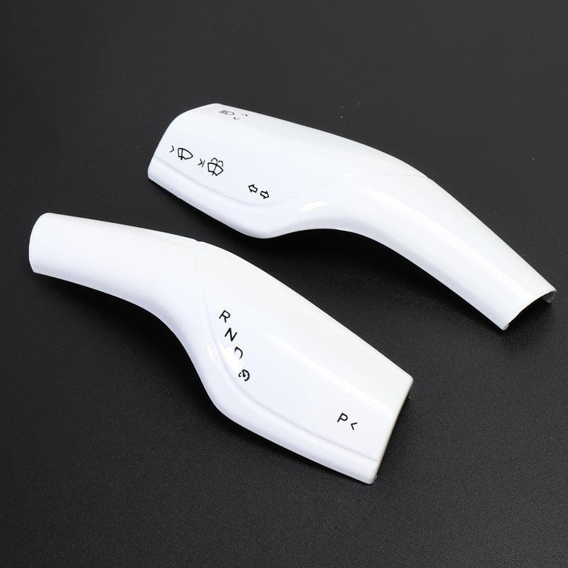 Turn Signal Stalk Covers for Model 3/Y (2017-2023) Glossy White