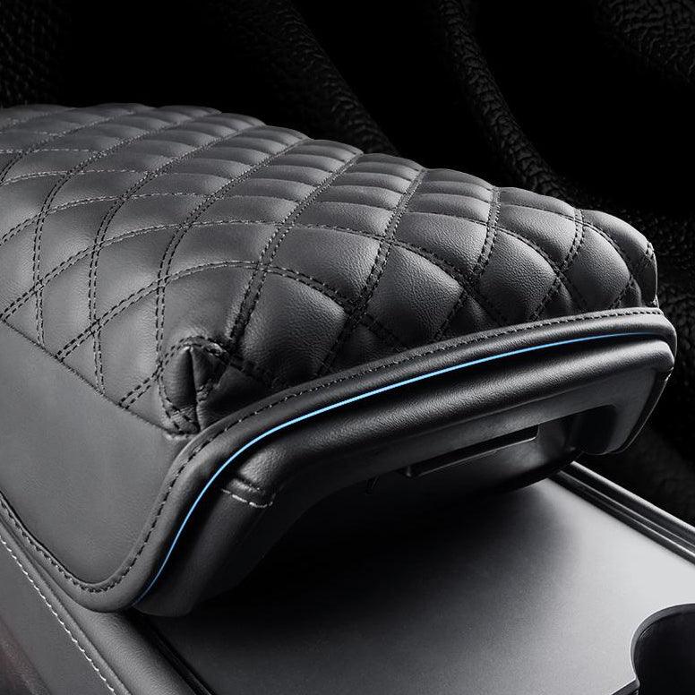 Model 3 / Y Armrest Leather Cover Soft Material Improves Comfort For Long Distances for Tesla(2017-2024)