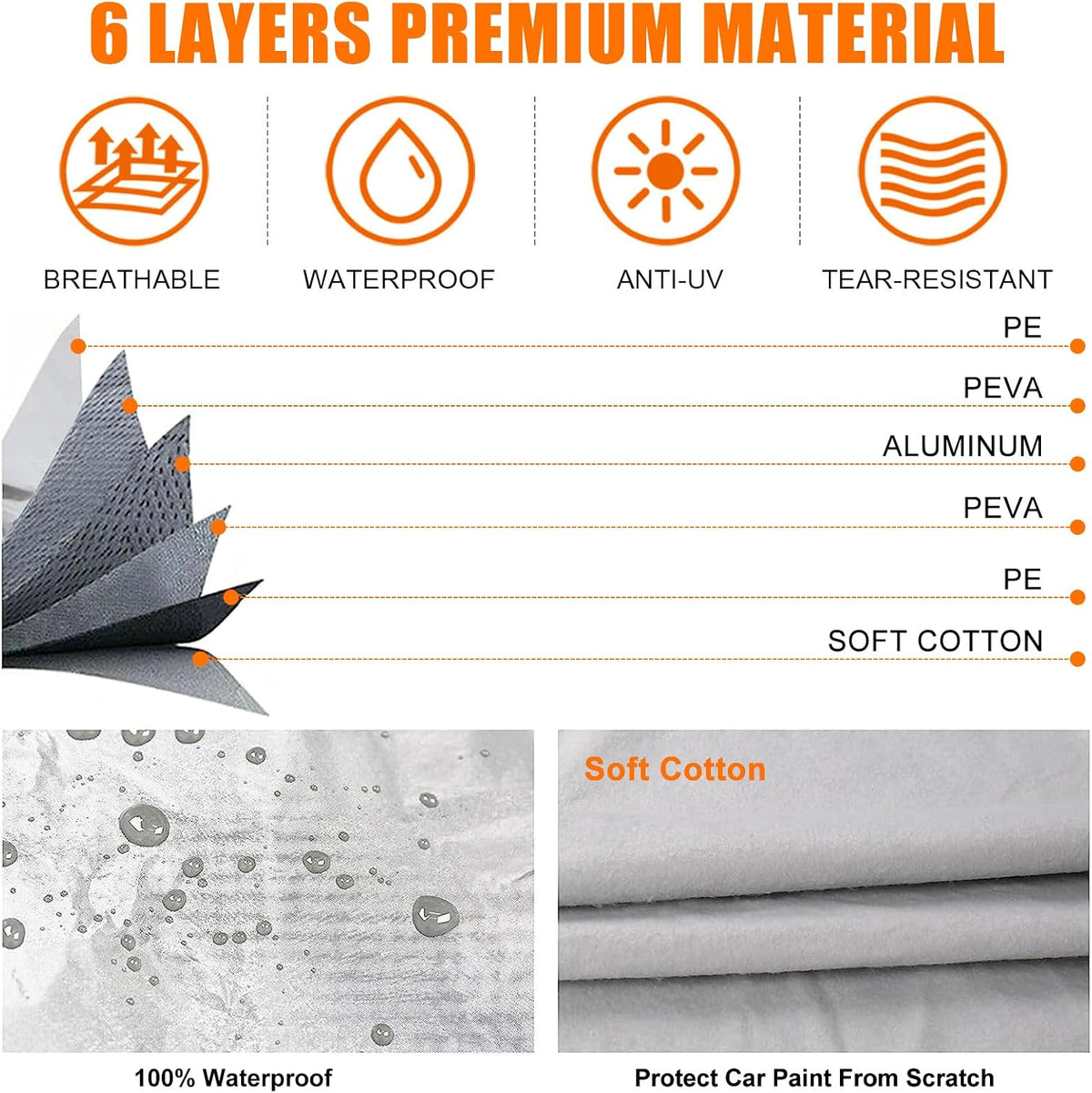 All Weather Waterproof Full Car Covers for Tesla Cybertruck