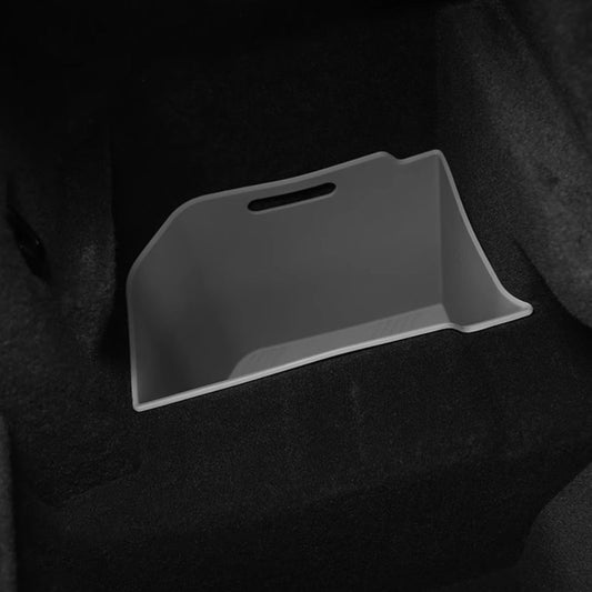 Model X Trunk Lower Left Side Silicone Storage Box for Tesla Grey