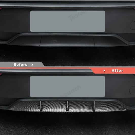 ABS Rear Bumper Lip Spoiler for Tesla Model Y Juniper 2025+