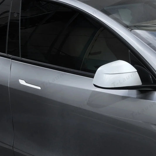 ABS Side Mirror Covers & Door Handle Covers for 2026 New Tesla Model Y Standard