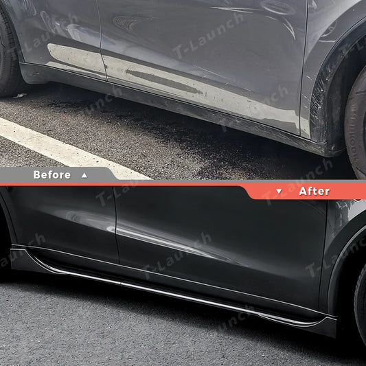 ABS Split-Type Side Skirts for Tesla Model Y Juniper 2025+