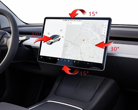 Aluminium Alloy Screen Rotating Holder Navigation Bracket Screen Swivel Tilt Mount for Tesla Model 3 Y