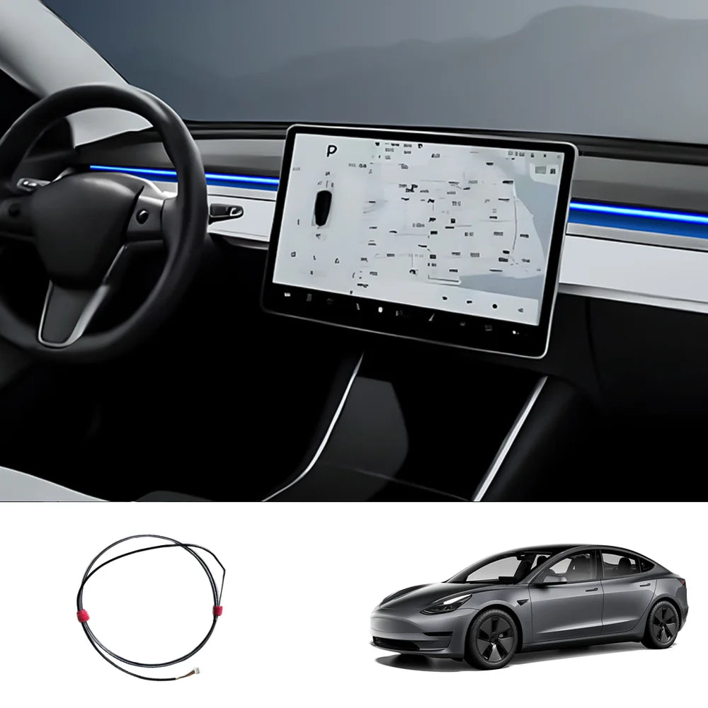 Blind Spot Detection (BSD) Smart Ambient Light for Tesla Model Y/3 (2017–2025+) Model 3 (2017-2020)