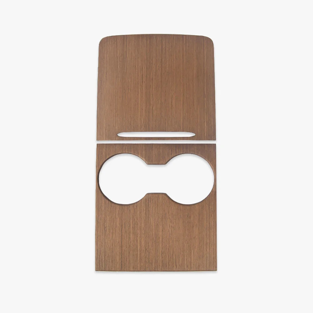 Model 3 & Y Center Console Cover (Carbon Fiber Pattern ABS) (Gen.2) for Tesla(2021-2023) Faux Wood