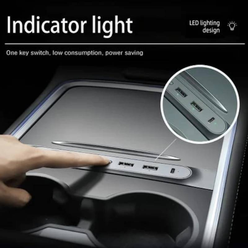 Central Control Expansion Dock for Tesla Model 3/Y 2021-2023