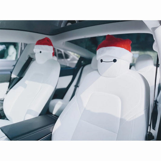 Christmas hat Headrest for Tesla Model 3/S/Y/X