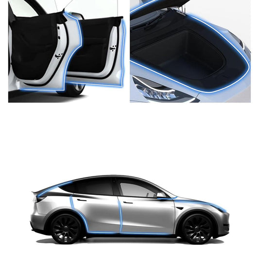 Door sound insulation rubber sealing strips for Tesla model 3/Y Model Y