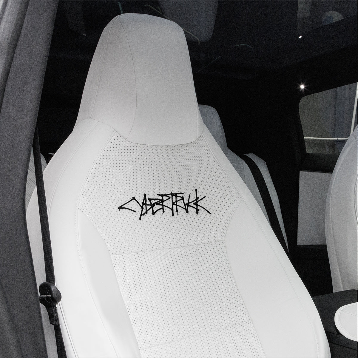All-Inclusive Seat Cover for Tesla Cybertruck 2024+ (With Embroidery Logo)