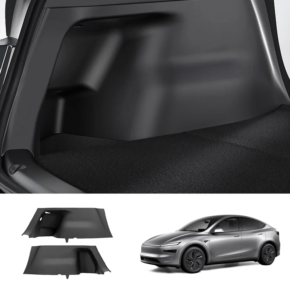 Full-Coverage Trunk Side Protector Panels for Tesla Model Y Juniper 2025+ 2-Piece Set