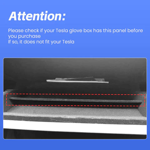 Glove Box Organizer Storage for Tesla Model 3/Y (2017-2023)