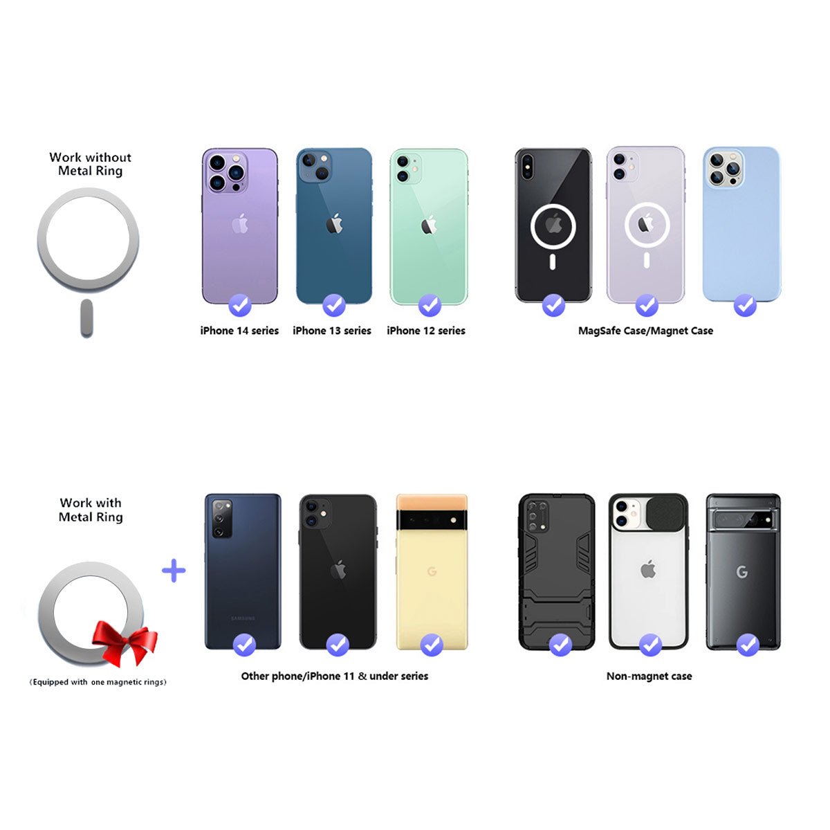 Invisible Magnetic Phone Mount for Tesla Model 3 / Y / X / S