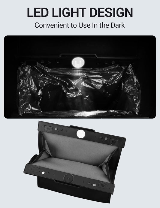 Back Seat Garbage Bin for Tesla Model Y/3/S/X Cybertruck Trash Can