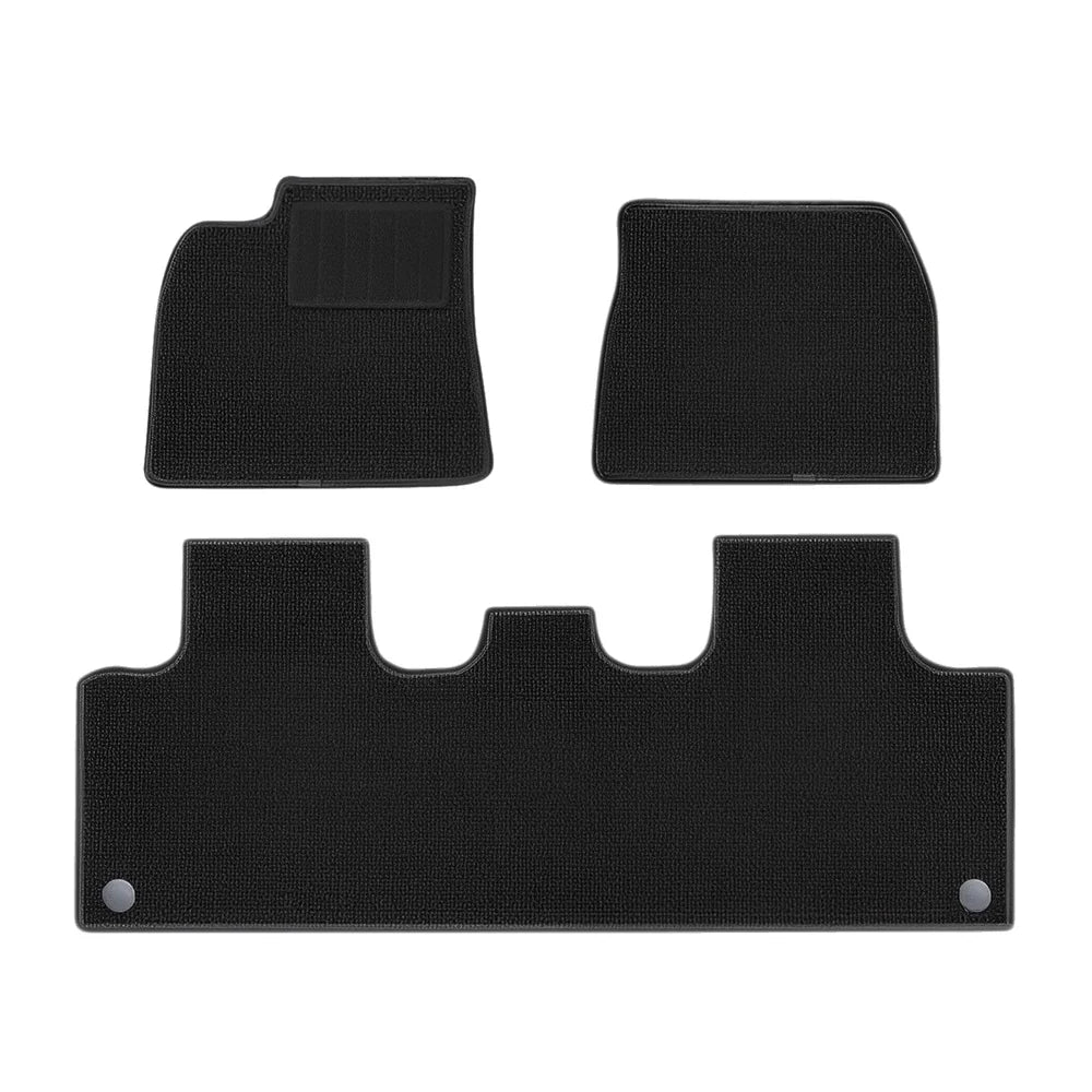 Model Y Floor Mats All Weather Double Layer Flocking TPE for Tesla(2020-2024) Model Y (2020-2023) Top Layer – Replacement Only (3 PCS)