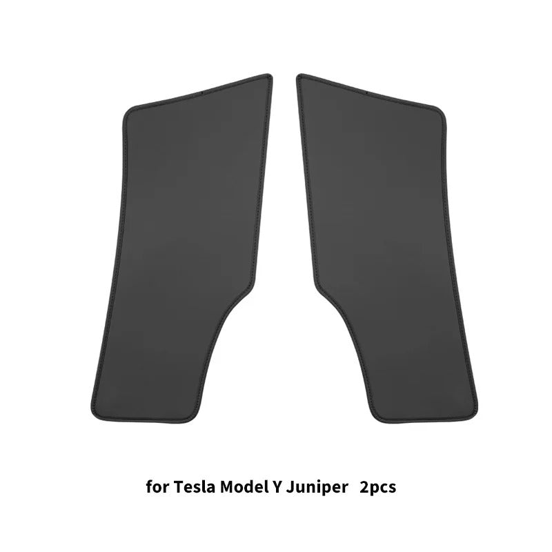 Napa Leather C-Pillar Protectors – Premium Protection for Tesla Model Y Juniper 2025+