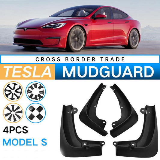 Mud Flaps Front Rear Mudguard Kit For Tesla Model S