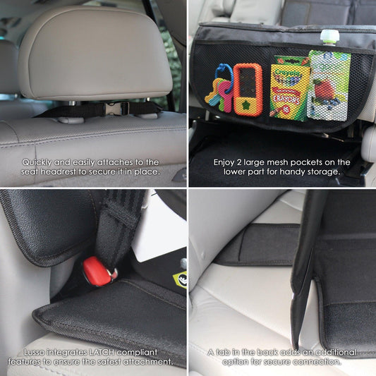 Rear Car Seat Protector For Baby Car Seat - For All Tesla Models S/X/3/Y/Cybertruck
