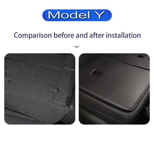 Rear Seat Back Protector All Weather Mats for Tesla Model Y 2020-2023