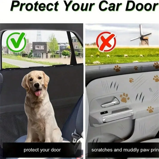 2 Pack Waterproof Washable Pet Products EV Car Door Protector for Dogs