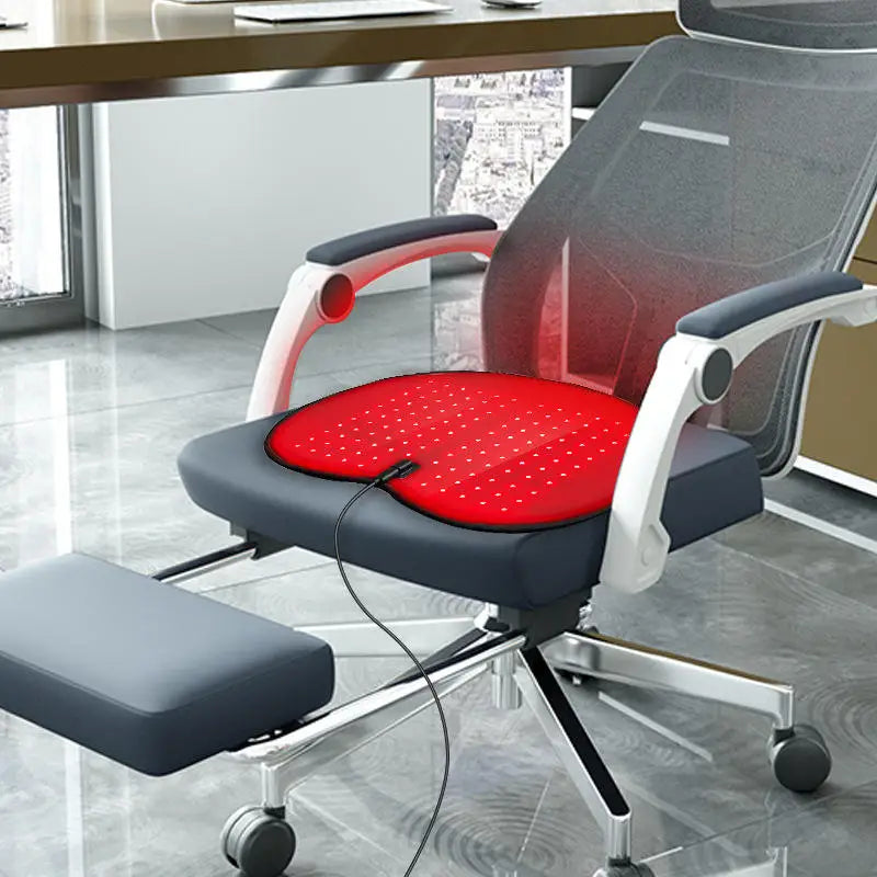 128 LED Red Light Therapy Pad Waist Hip Care For EV Car Driver