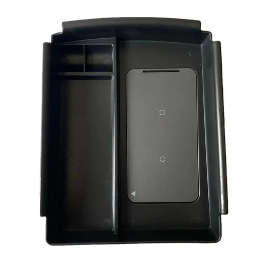 Console Armrest Storage Box Phone Wireless Charger For Tesla Model X/S