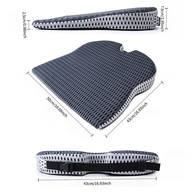 Soft Dense Memory Foam Car Seat Pad for Tesla and EVS