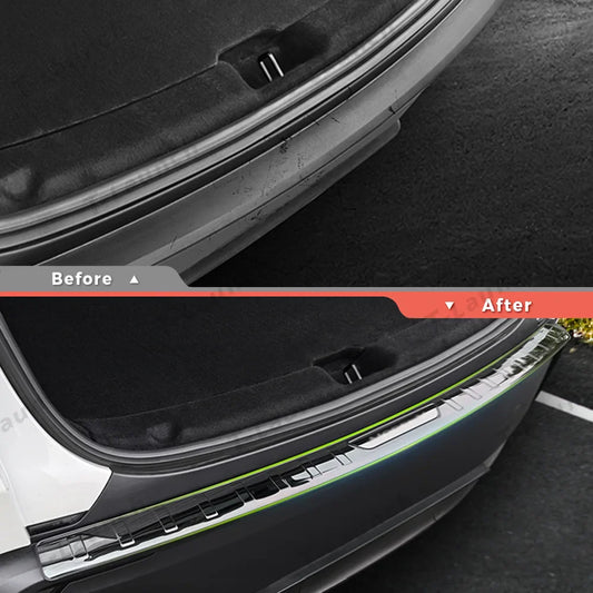 Stainless Steel Rear Bumper Protector Guard for Tesla Model Y Juniper 2025+