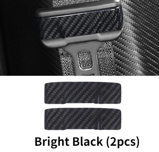 Tesla Model 3/Y Carbon fiber modified safety buckle(2pcs )