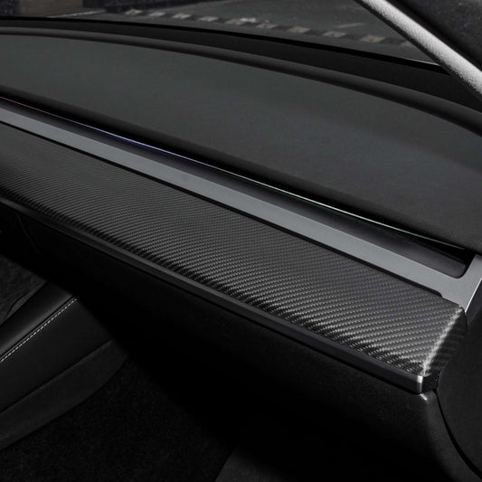 Tesla Model 3 / Y Dashboard Cover Carbon Fiber Interior Mods