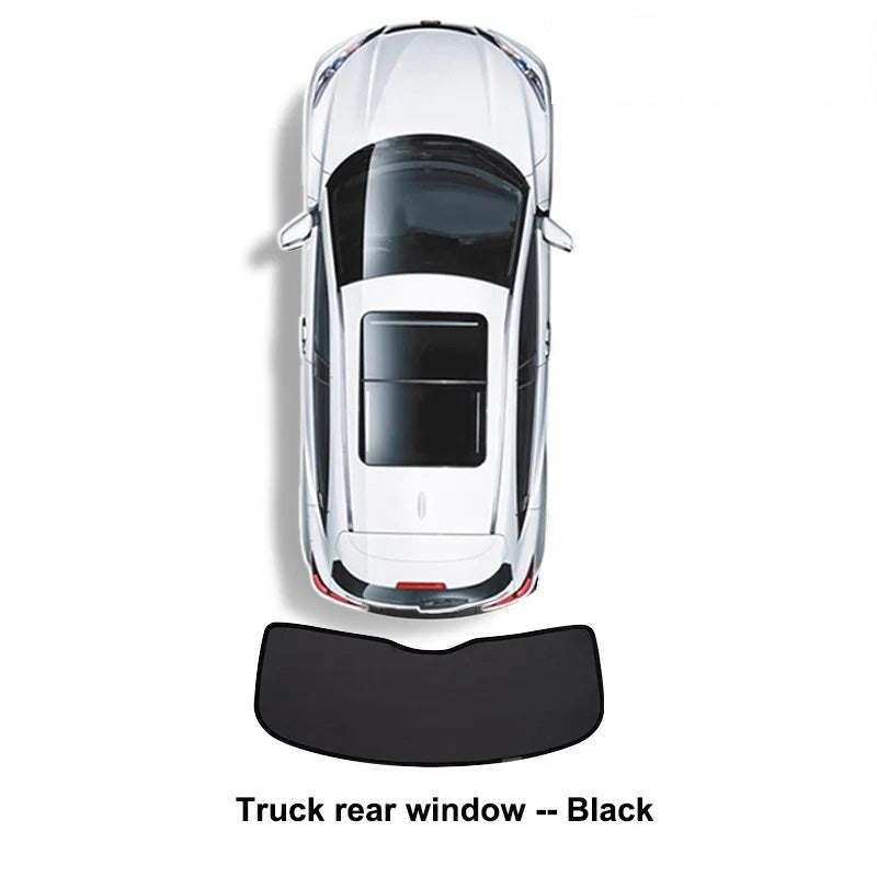 Privacy Thermal Insulated Full Sunshades Curtains for Tesla Model X Truck Rear Window (1 pc)