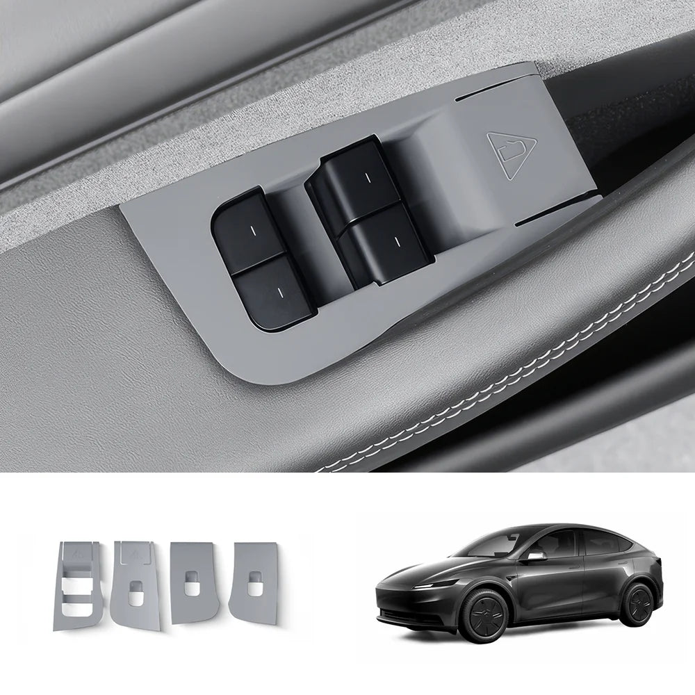 Window Lifter Panel Protective Cover for 2026 New Tesla Model Y Standard Grey